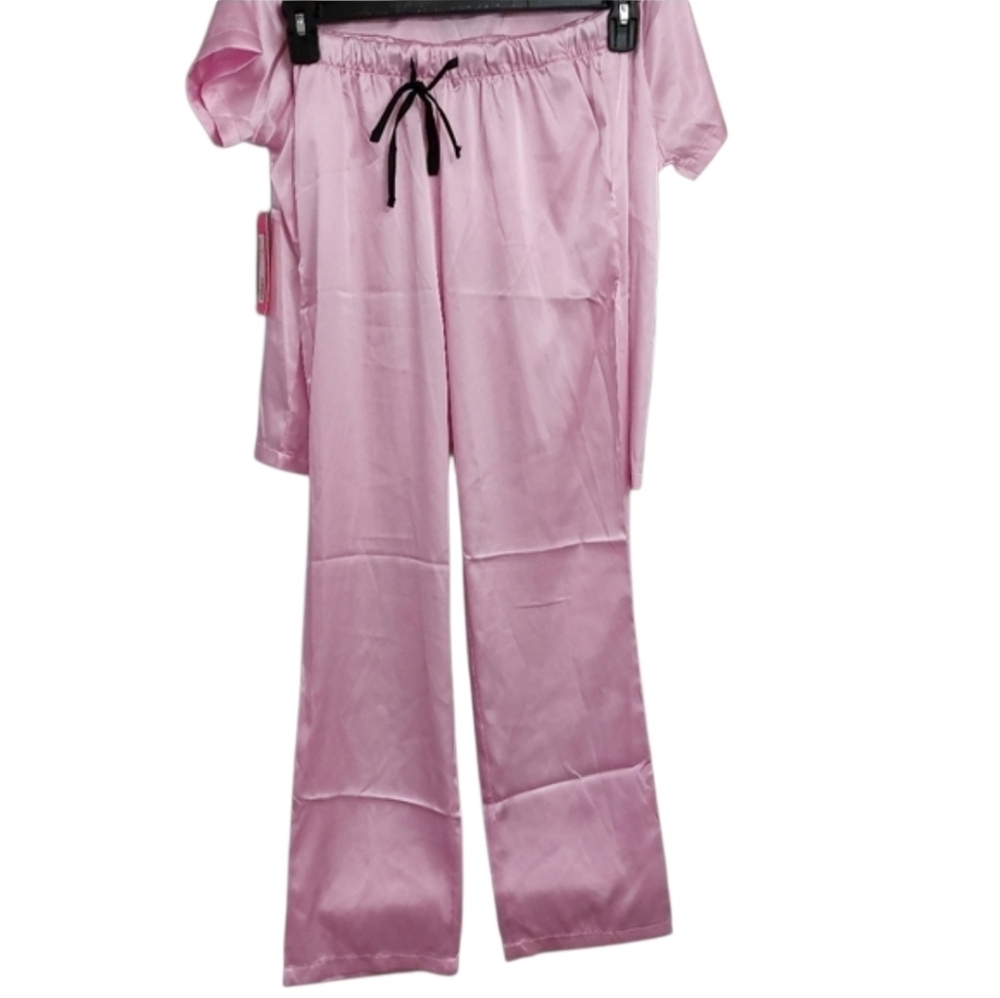 Betsey Johnson Satiny Pajamas L - Picture 4 of 6